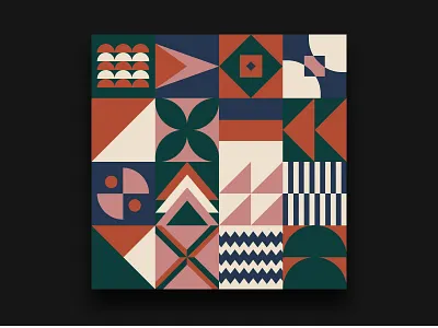 Daily UI #59 - Background Pattern Bauhaus background bauhaus bauhaus100 daily 100 challenge daily ui design illustration pattern