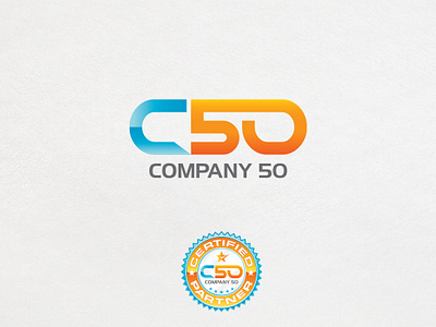 Co50 Logo Design design icon logo typography vector