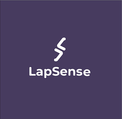 lapsense branding design flat icon illustrator logo minimal
