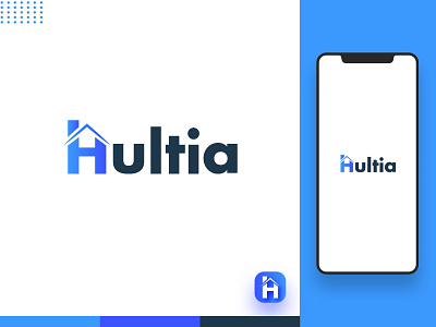 Hultia Logo for House Rental Mobile App brand h logo icon letter h logo concept logo design logo exploration logotype