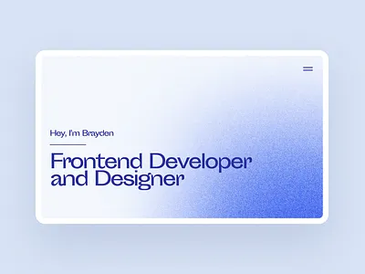 Luxury, Blue Portfolio blue design developer developer portfolio modern portfolio portfolio site web design web designer webdesign website website design white