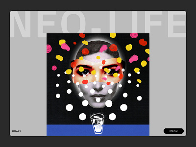 NEOLIFE Article design magazine typography ui web website