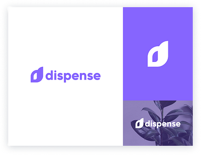 Dispense Logo cannabis branding cannabis logo dispensary management dispensary software dispense marijuana brand marijuana logo weed logo