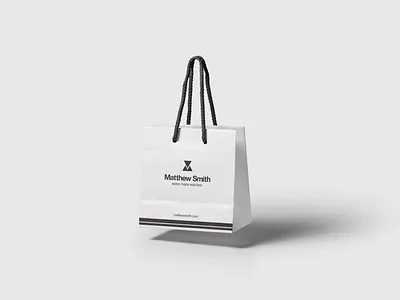 Shop bag design bag brand identity branding identity design logo shopbag shopping watch