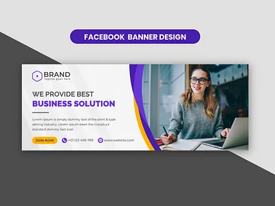 Creative Modern Corporate Business Facebook Cover Design banner banner design brand identity business commercial corporate cover cover design creative design facebook banner facebook cover