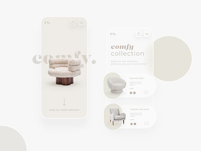 Furniture website 3d beige branding design furniture app furniture design furniture store futuristic luxury luxury design luxury logo mobile app mobile app design mobile ui modern shadow ui ux webdesign