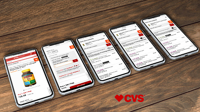 CVS Screens copy design desktop ecommerce mobile responsive ui ux