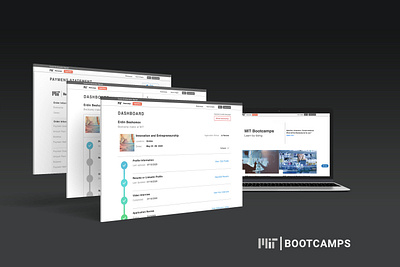 MIT Bootcamps design desktop edtech responsive ui ux