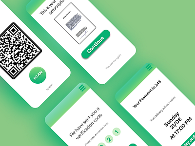 Dribbble shot HD 2 1 app graphic green mockup ui ui ux uidesign uiux