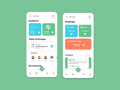 Todo Challenge Apps app design mobile mobile app modern ui uidesign ux uxdesign vector web