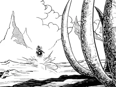 Diego Ridao Lovecraftober Inktober 2020 03 comic diego ridao digital horror illustration ink ridao