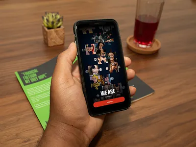 We Are | community app all hands app app design challenge community design ui ui design uidesign
