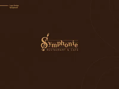 Symphonie Restaurant | Logo advertising artwork brand brand design brand identity branding branding design design illustration logo logo design logodesign logotype restaurant
