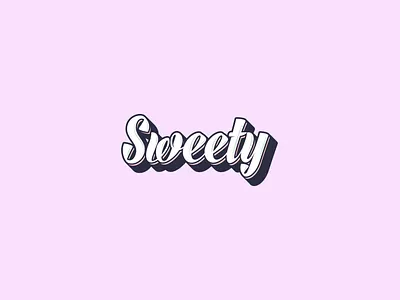 Lettering Logo design lettering logo logo design logotype pink sweet