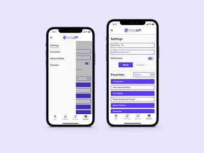TallyUp Settings ui ui ux ui design uidesign uiux user centered design user experience user interface user interface design userinterface ux ux ui ux design uxdesign uxui