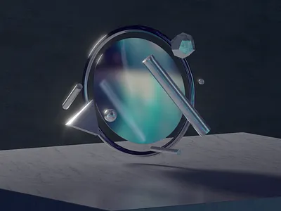 Reflection 3d 3d animation after effects animation art blender c4d chrome cinema4d creative digital art flare geometric iridescent loop marble metal minimal redshift reflection