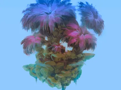 Desert Skylands Day and Night - Illustration album art book illustration illustration illustrator