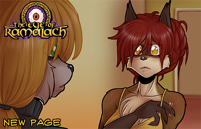 The Eye of Ramalach 273 by Avencri anthro anthropomorphic anthropomorphism comic furry girlfriend raccoon red redhair webcomic