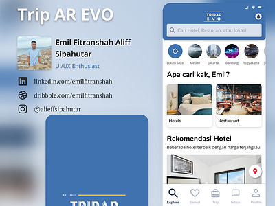 Trip AR EVO app design icon minimal travel travel app typography ui uidesign