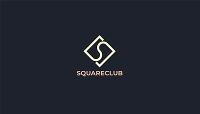 SQUARECLUB branding clean design flat graphic design illustration illustrator logo minimal website