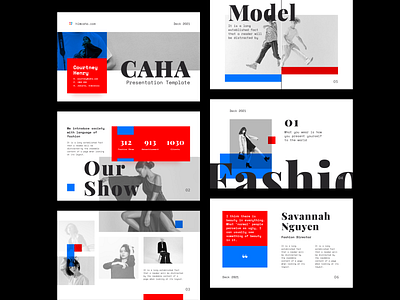 Presentation - Fashion editorial fashion fashion show keynote layout model pitch deck powerpoint presentation slide template typography