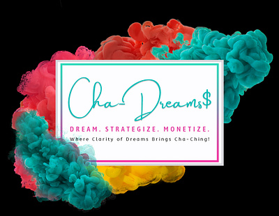 CHA-DREAMS $ / LOGO DESIGN art clouds clouds colorful colorful clouds logo colorful smoke custom custom logo customlogo design graphicdesigner illustration logo logodesign mascot mascot character smoke vector