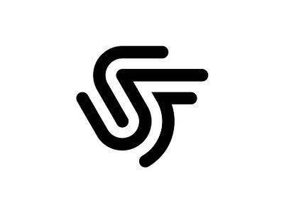 SF monogram brand brand identity brand mark branding design designer graphic designer icon identity letter lettermark logo logo design logo designer logo mark minimal minimalist monogram sf symbol