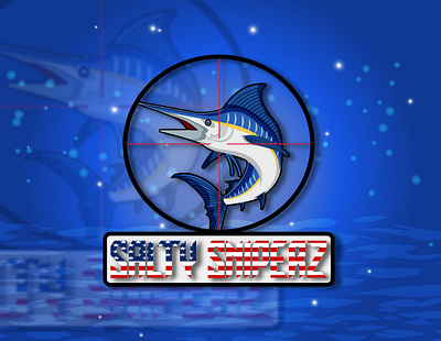 SALTY SNIPERZ / MASCOT LOGO art branding customlogo design fish fish logo fish vector art graphicdesigner illustration logodesign marlin logo mascot mascot character sketch vector