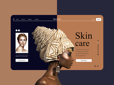 Skin Care concept concept design iran skin skin care skincare ui ui ux ui design uidesign uiux ux ux ui ux design uxdesign uxui web web design webdesign website