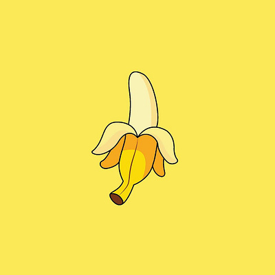 Banana 🍌 adobe adobeillustration branding brandmark design designspiration dribble graphicdesign illustration startupbusiness