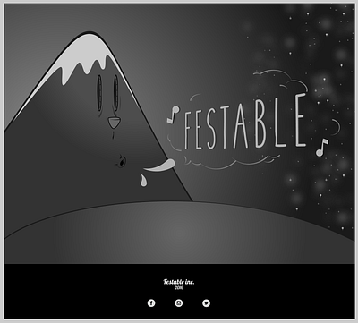 Festable Web Illustration digital illustration vector web design