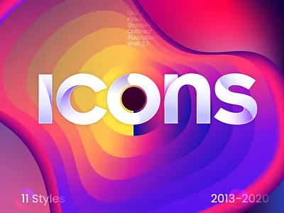 Icon Designs app branding gradient icons illustration logo ui ux vector web