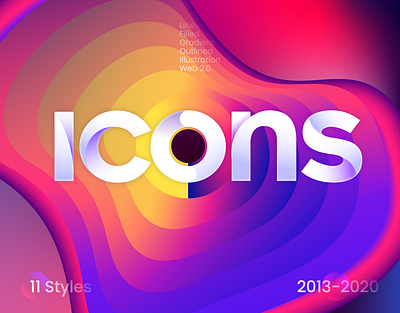 Icon Designs app branding gradient icons illustration logo ui ux vector web