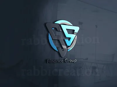 SS Auto Finance Group 2d branding business company corporate design dribble flat logo minimal