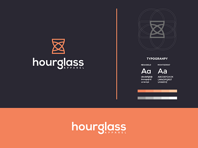 Hourglass Logo brand branding color colorful design hourglass hourglass logo icon letter h letter h logo logo time time logo typography