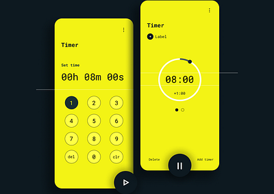 Countdown Timer UI Design 14 100 day challenge 100daychallenge countdown countdown timer daily 100 challenge daily ui dailyui mobile app mobile app design mobile ui timer ui ui design uiux ux ux design