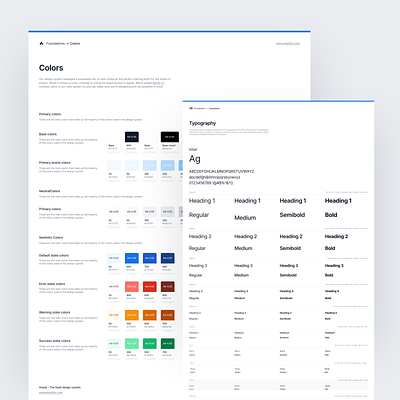 Sneak peek of design tokens - Ample the SaaS design system colors design system typography ui uikit ux