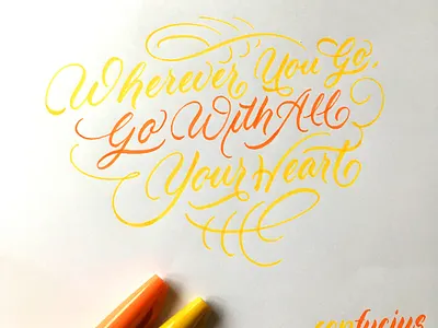 Quote 2 brush brushlettering flourishes lettering