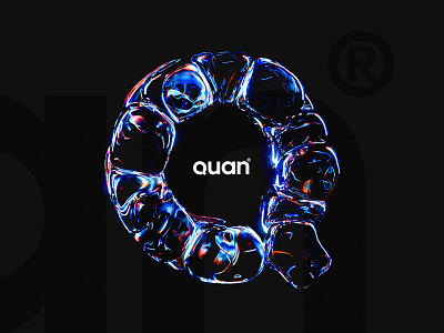 Quan 3DQ 3d app brand design logo mvp render