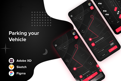 Parking Mobile App UI Design adobe xd app app design art creative design designer graphic design illustration inspiration mobile app mobile design mobile ui mobile ui design mobile uiux ui uiux uiuxdesign uiuxdesigner uxdesign