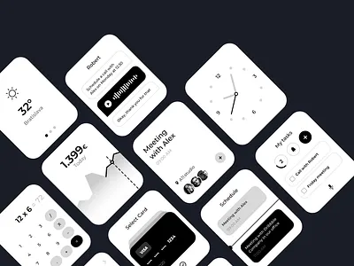 Apple Watch UI Kit apple apple watch apple watch design applewatch bundle clean commerce design system highquality interface screens shop ui kit ui8 wireframe