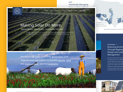 Solar Energy Site animation design energy nashville renewable restore solar solar energy solar panels ui web design
