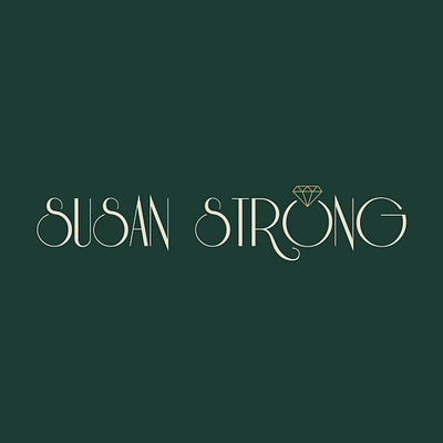 Susan Strong Jewelry. brand identity branddesigner branding graphic design graphicdesigner jewelry jewelry design jewelry designer jewelry logo jewelry shop logoawesome logocreator logodesign logodesigner logomaker