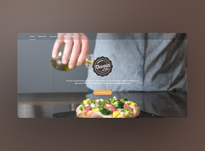 Nuvola Web Site design developer development landingpage minimal pinza pizza tuema.group wordpress