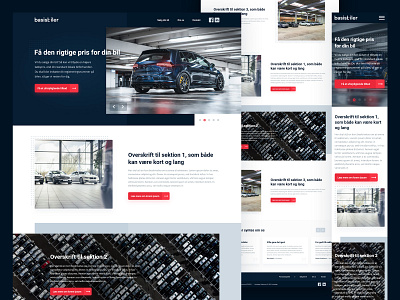 Basisbiler Responsive Website basisbiler car cars clean mockup responsive responsive design ui ui design uidesign uiux umbraco website website design websites