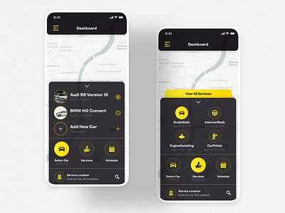 Car Wash App App Development Screen Ideas app concept app ui app ui design app ui kit app ui ux car car spa car wash car wash app car wash services wash app