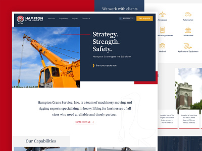 Crane Service Website construction crane crane service elegant heavy machinery heavy rigging machinery milling nashville rigging strong web design website design