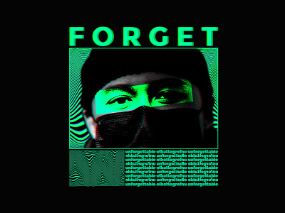 Wave Stroke brutalist design design green photoshop streetwear