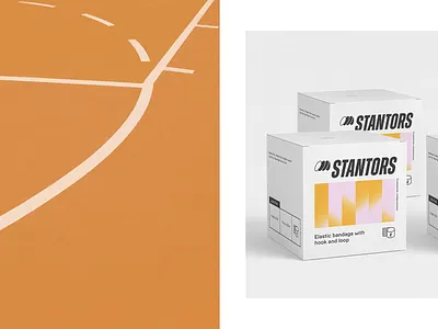 Packaging design for elastic bandage branding brutalism colors design geometry gradient identity illustration logo logotype mark medical medicine minimalism modern package package design packaging design