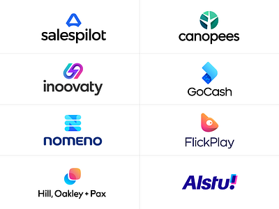 Logotype Collection 2019 - 2021 brand identity branding cash money send fast chameleon company grow tree jungle nature icon innovation logo mark marks mobile app overlap speed motion pilot guide sales scale symbol tech startup technology